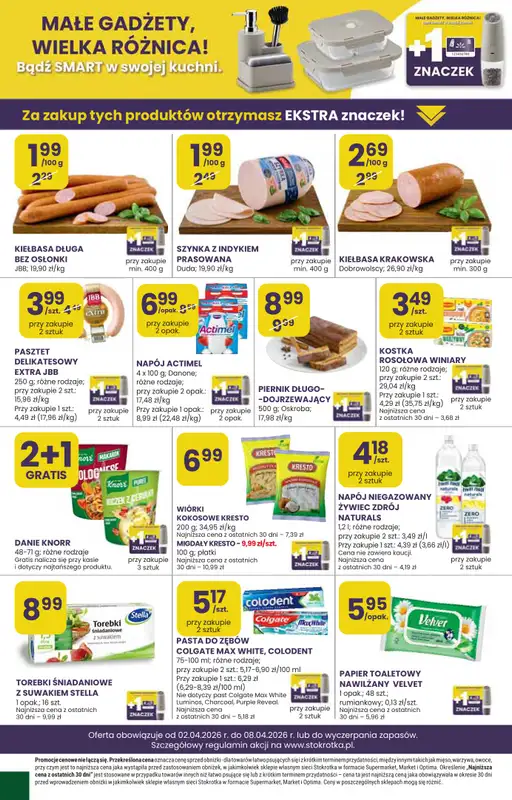 Stokrotka - gazetka promocyjna Gazetka Market od czwartku 02.04 do środy 08.04 - strona 31