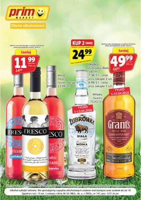 Prim Market - gazetka promocyjna Gazetka alkoholowa  do czwartku 30.04