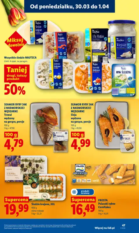 Lidl - gazetka promocyjna Oferta od poniedziałku od poniedziałku 30.03 do środy 01.04 - strona 49
