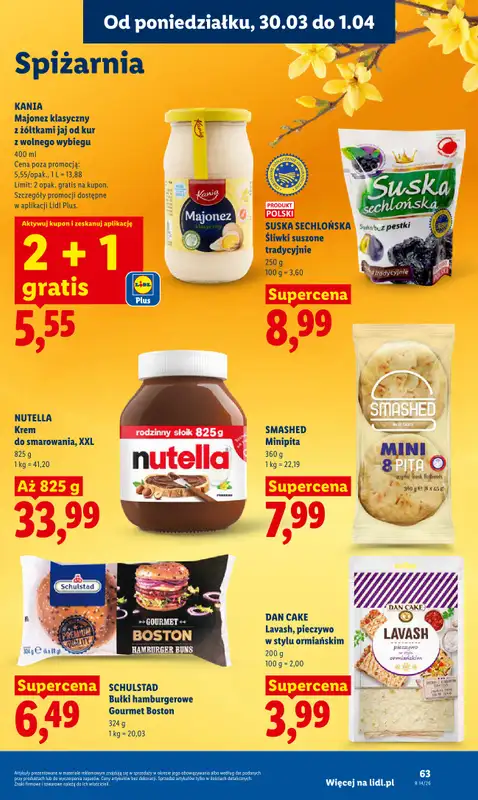 Lidl - gazetka promocyjna Oferta od poniedziałku od poniedziałku 30.03 do środy 01.04 - strona 65