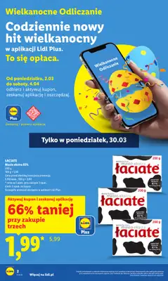 Lidl - gazetka promocyjna Oferta od poniedziałku od poniedziałku 30.03 do środy 01.04 - strona 2