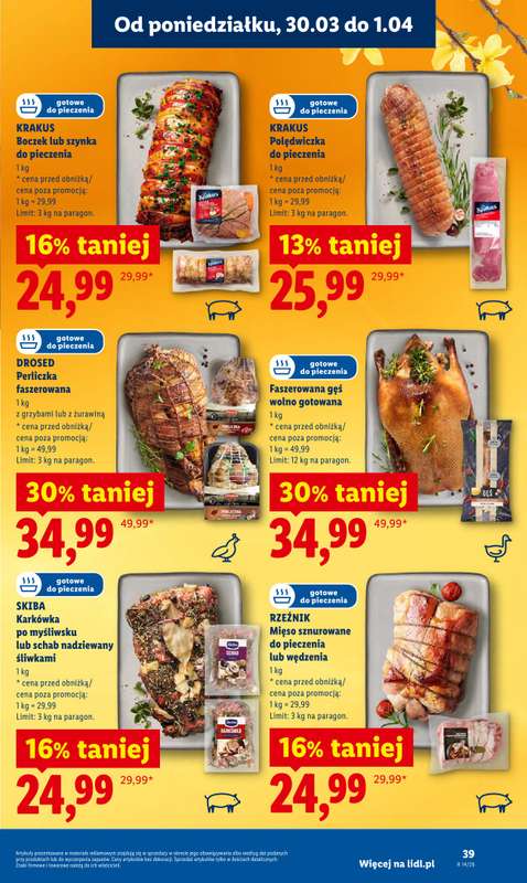 Lidl - gazetka promocyjna Oferta od poniedziałku od poniedziałku 30.03 do środy 01.04 - strona 39