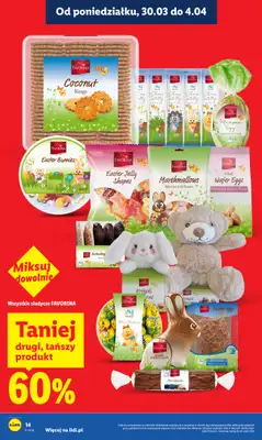 Lidl - gazetka promocyjna Oferta od poniedziałku od poniedziałku 30.03 do środy 01.04 - strona 14