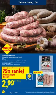 Lidl - gazetka promocyjna Oferta od poniedziałku od poniedziałku 30.03 do środy 01.04 - strona 4