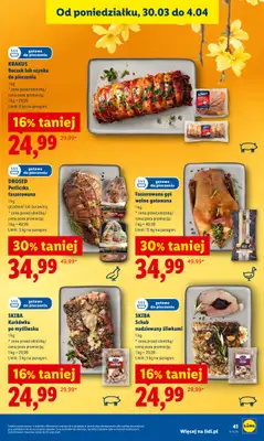 Lidl - gazetka promocyjna Oferta od czwartku od czwartku 02.04 do soboty 04.04 - strona 43