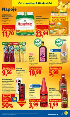 Lidl - gazetka promocyjna Oferta od czwartku od czwartku 02.04 do soboty 04.04 - strona 65
