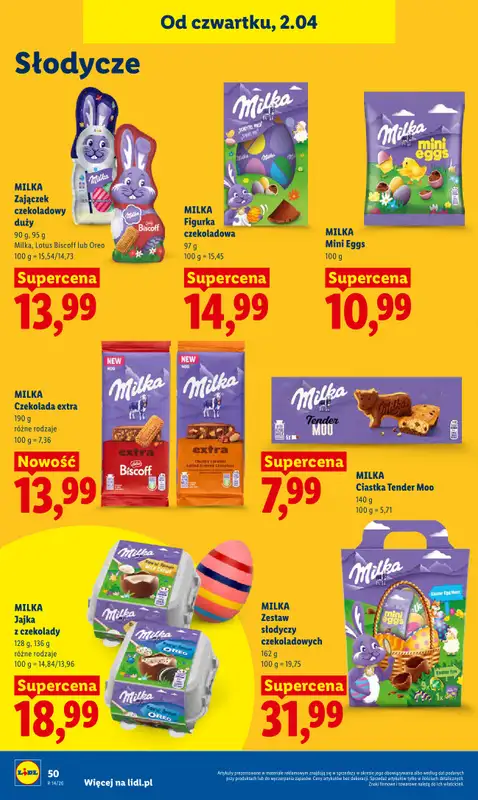Lidl - gazetka promocyjna Oferta od czwartku od czwartku 02.04 do soboty 04.04 - strona 54