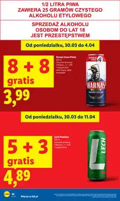 Lidl - gazetka promocyjna Oferta od czwartku od czwartku 02.04 do soboty 04.04 - strona 22
