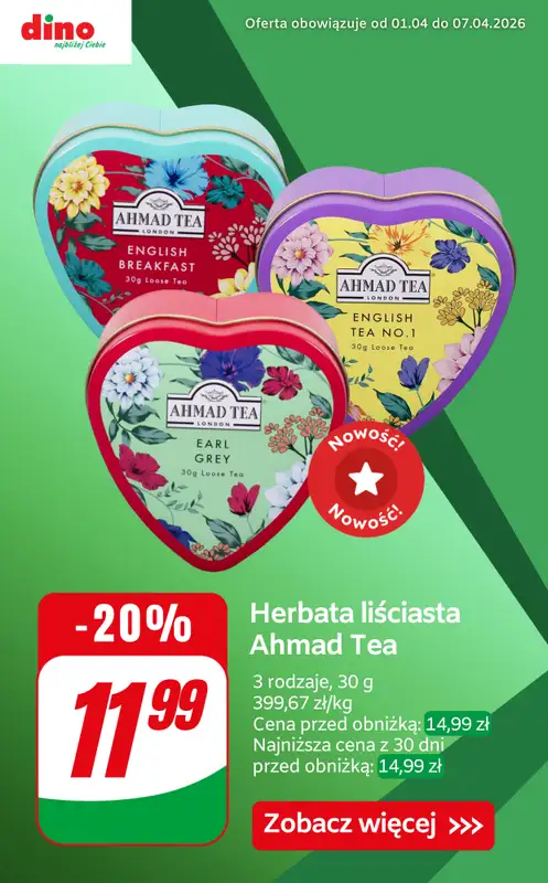 Dino - gazetka promocyjna Nowości w Dino! od czwartku 02.04 do wtorku 07.04 - strona 10