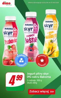 Dino - gazetka promocyjna Nowości w Dino! od czwartku 02.04 do wtorku 07.04 - strona 4