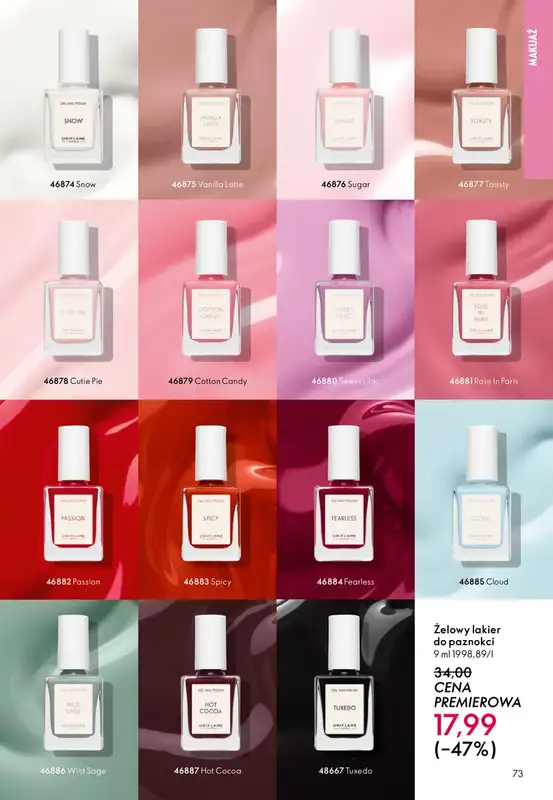 Oriflame - gazetka promocyjna Katalog 7/2026 od środy 06.05 do wtorku 26.05 - strona 73