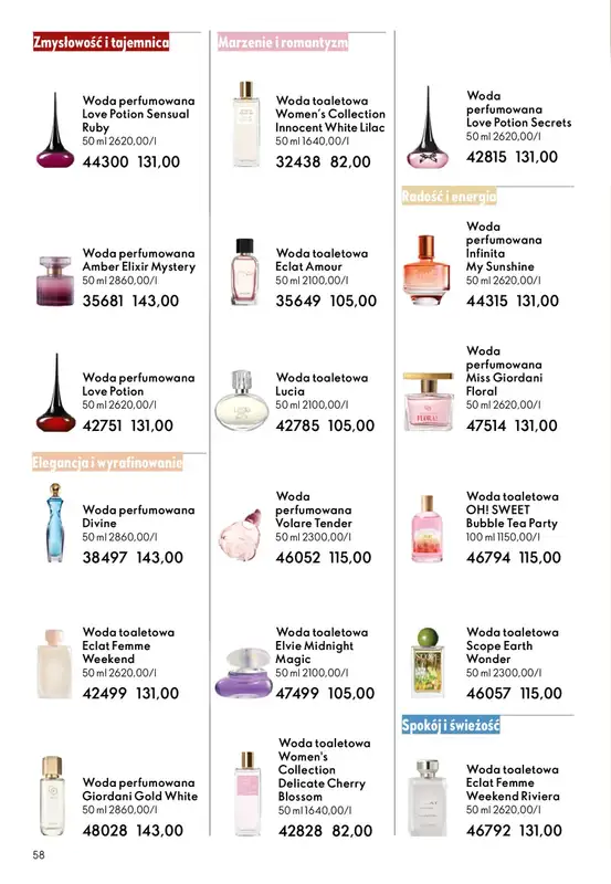 Oriflame - gazetka promocyjna Katalog 7/2026 od środy 06.05 do wtorku 26.05 - strona 58