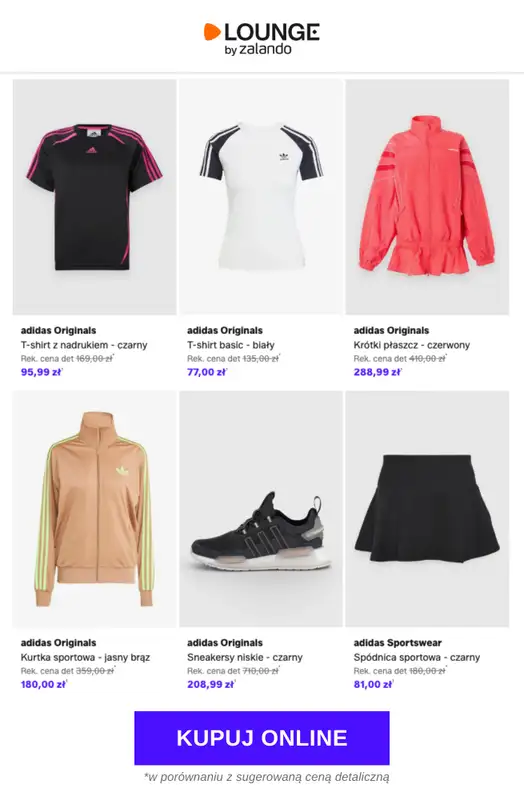 Lounge by Zalando - gazetka promocyjna Do -75% adidas Originals od środy 01.04 do soboty 04.04 - strona 8