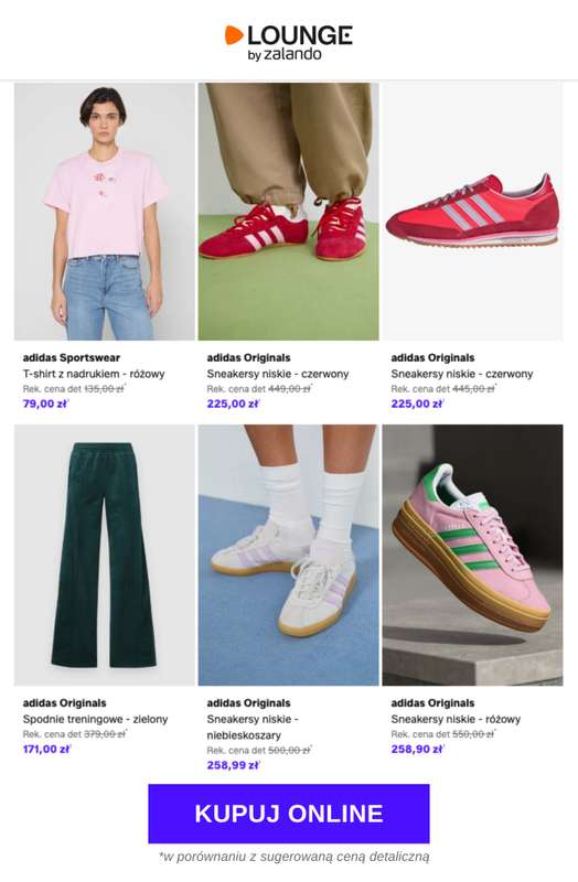 Lounge by Zalando - gazetka promocyjna Do -75% adidas Originals od środy 01.04 do soboty 04.04 - strona 5