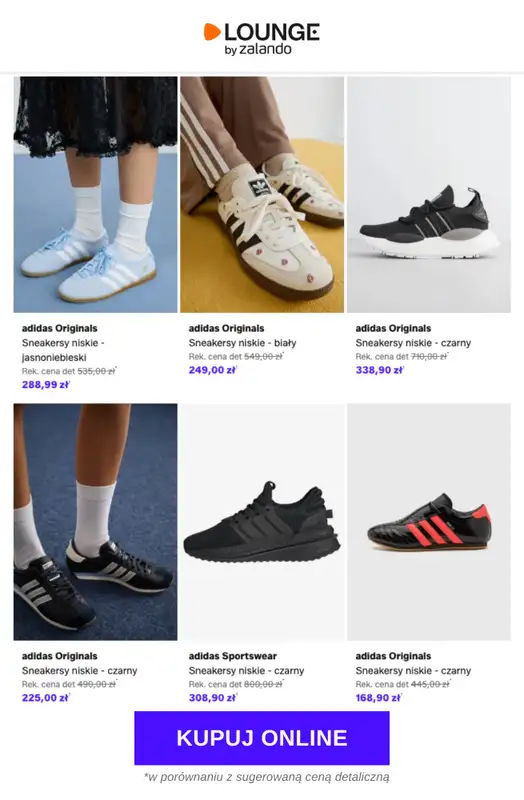 Lounge by Zalando - gazetka promocyjna Do -75% adidas Originals od środy 01.04 do soboty 04.04 - strona 10