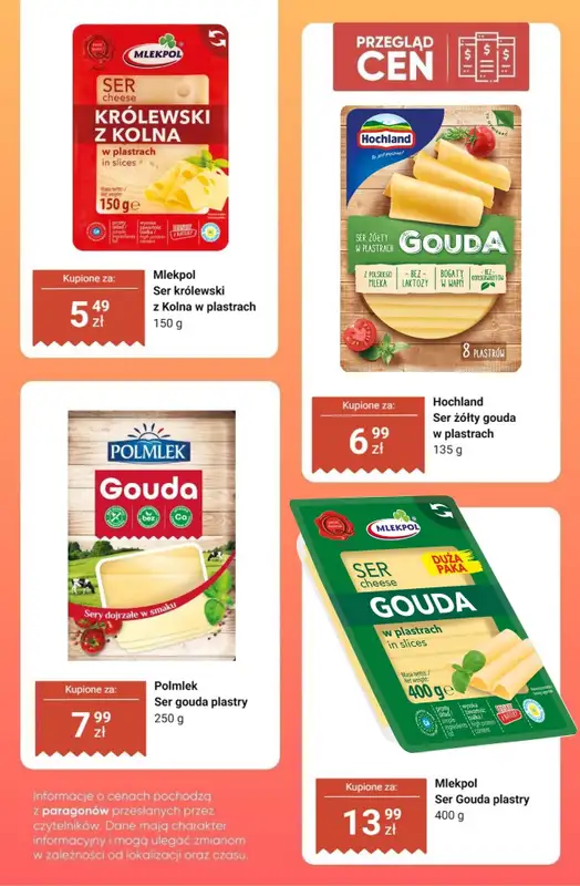 Dino - gazetka promocyjna Produkty na kanapki - przegląd cen od czwartku 02.04 do wtorku 07.04 - strona 9