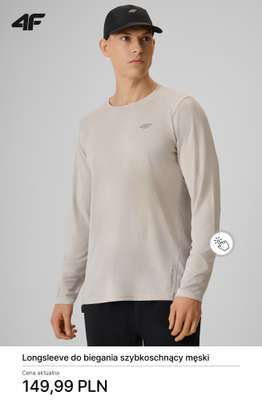 Longsleeve do biegania szybkoschnący męski