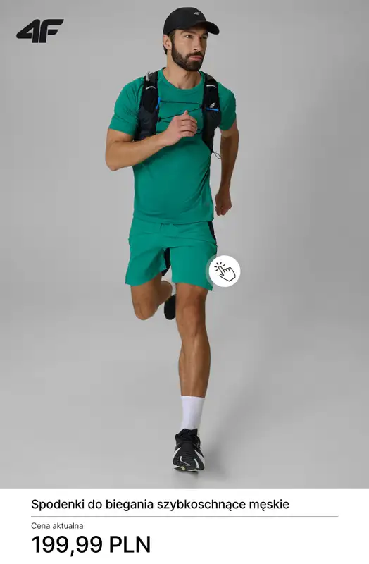 4F - gazetka promocyjna Kolekcja biegowa dla niego od środy 01.04  - strona 3