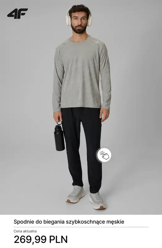 4F - gazetka promocyjna Kolekcja biegowa dla niego od środy 01.04  - strona 5