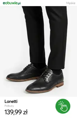 eobuwie.pl - gazetka promocyjna Półbuty wizytowe męskie od środy 01.04  - strona 5