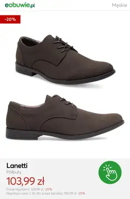 eobuwie.pl - gazetka promocyjna Półbuty wizytowe męskie od środy 01.04  - strona 3
