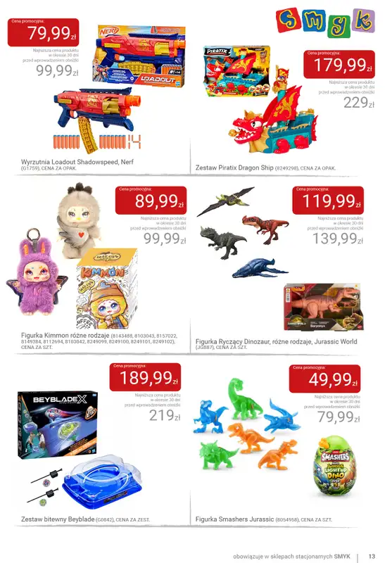 Smyk - gazetka promocyjna Katalog - Niespodzianki od Zajączka od środy 01.04 do soboty 04.04 - strona 13