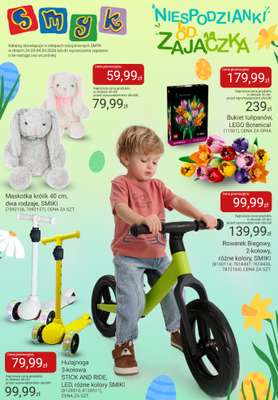 Smyk - gazetka promocyjna Katalog - Niespodzianki od Zajączka od środy 01.04 do soboty 04.04
