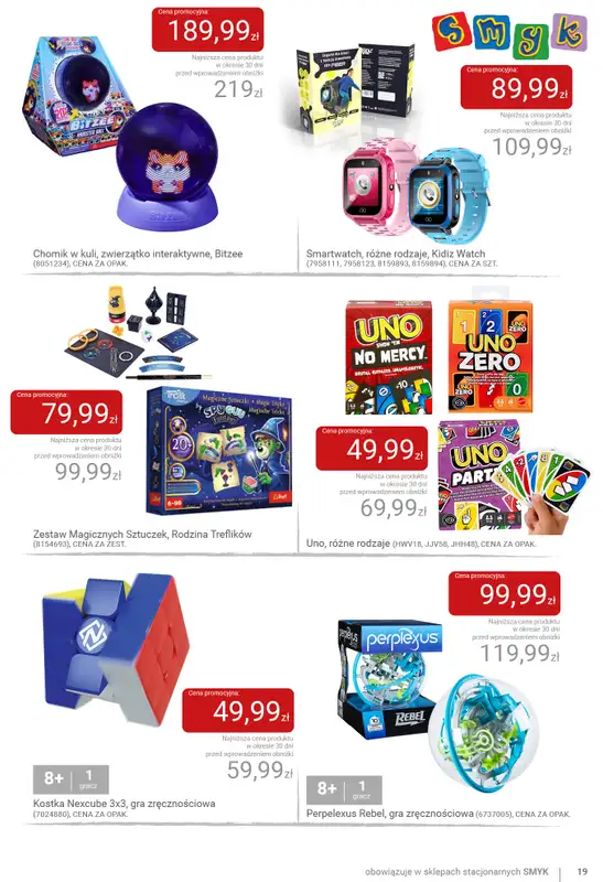 Smyk - gazetka promocyjna Katalog - Niespodzianki od Zajączka od środy 01.04 do soboty 04.04 - strona 19