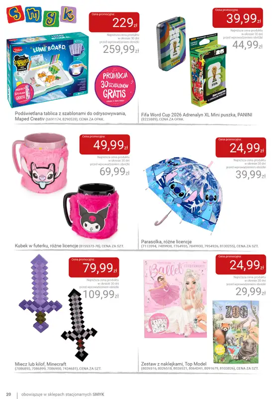 Smyk - gazetka promocyjna Katalog - Niespodzianki od Zajączka od środy 01.04 do soboty 04.04 - strona 20