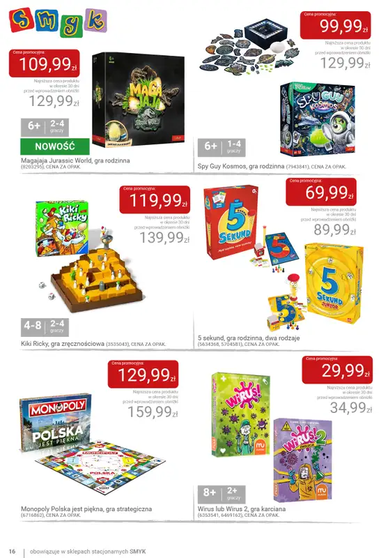 Smyk - gazetka promocyjna Katalog - Niespodzianki od Zajączka od środy 01.04 do soboty 04.04 - strona 16
