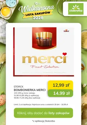 Stokrotka - gazetka promocyjna Wielkanocna Lista Zakupów w Stokrotce! od czwartku 02.04 do środy 08.04 - strona 13