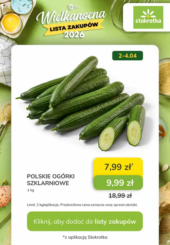 Stokrotka - gazetka promocyjna Wielkanocna Lista Zakupów w Stokrotce! od czwartku 02.04 do środy 08.04 - strona 10