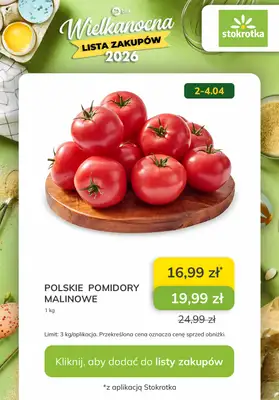 Stokrotka - gazetka promocyjna Wielkanocna Lista Zakupów w Stokrotce! od czwartku 02.04 do środy 08.04 - strona 2