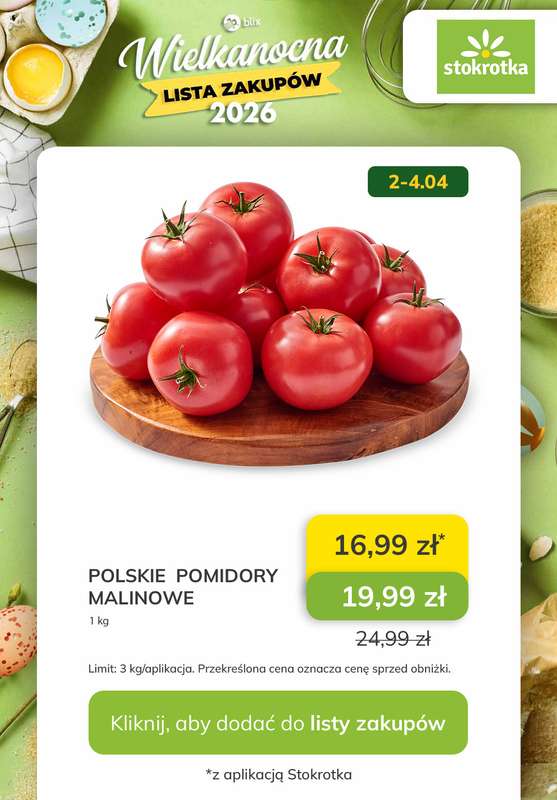 Stokrotka - gazetka promocyjna Wielkanocna Lista Zakupów w Stokrotce! od czwartku 02.04 do środy 08.04 - strona 2