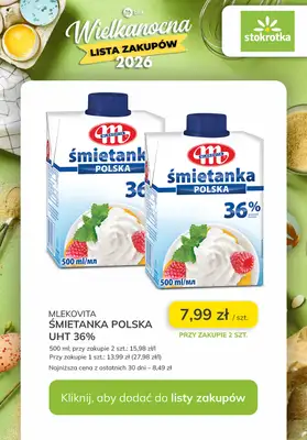 Stokrotka - gazetka promocyjna Wielkanocna Lista Zakupów w Stokrotce! od czwartku 02.04 do środy 08.04 - strona 15