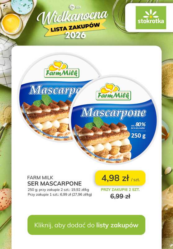 Stokrotka - gazetka promocyjna Wielkanocna Lista Zakupów w Stokrotce! od czwartku 02.04 do środy 08.04 - strona 14