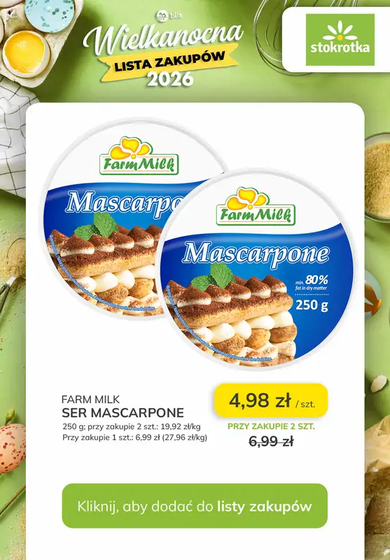 Stokrotka - gazetka promocyjna Wielkanocna Lista Zakupów w Stokrotce! od czwartku 02.04 do środy 08.04 - strona 14