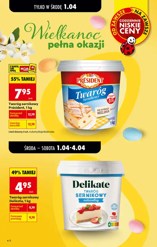 Biedronka - gazetka promocyjna Od środy, Z ladą tradycyjną od środy 01.04 do wtorku 07.04 - strona 6