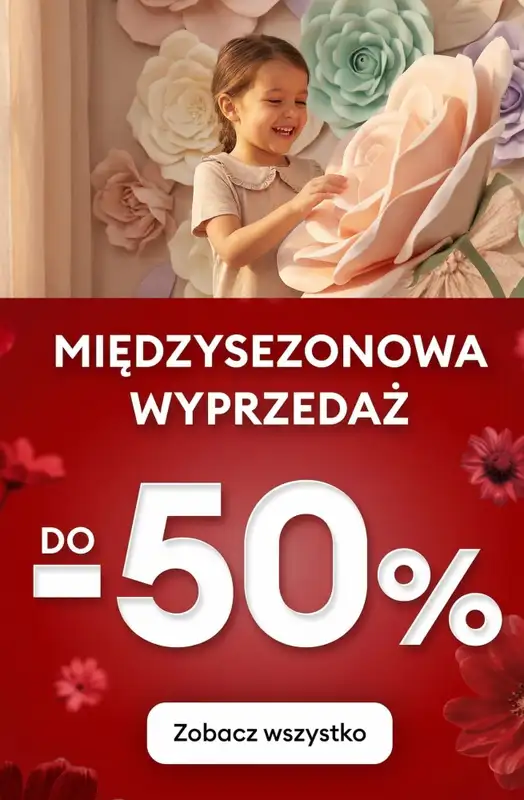 Sinsay - gazetka promocyjna Wyprzedaż do -50% dla Dzieci  