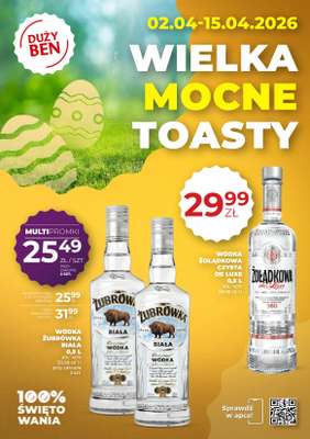 Duży Ben - gazetka promocyjna Gazetka alkoholowa od czwartku 02.04 do środy 15.04