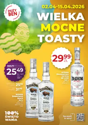 Duży Ben - gazetka promocyjna Gazetka alkoholowa od czwartku 02.04 do środy 15.04