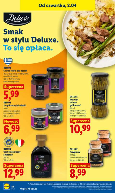 Lidl - gazetka promocyjna Oferta od czwartku od czwartku 02.04 do soboty 04.04 - strona 58
