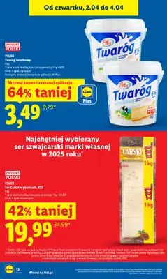 Lidl - gazetka promocyjna Oferta od czwartku od czwartku 02.04 do soboty 04.04 - strona 12