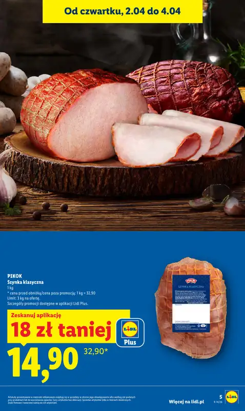 Lidl - gazetka promocyjna Oferta od czwartku od czwartku 02.04 do soboty 04.04 - strona 5