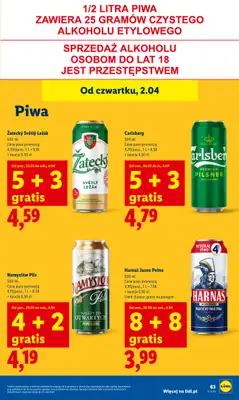 Lidl - gazetka promocyjna Oferta od czwartku od czwartku 02.04 do soboty 04.04 - strona 67