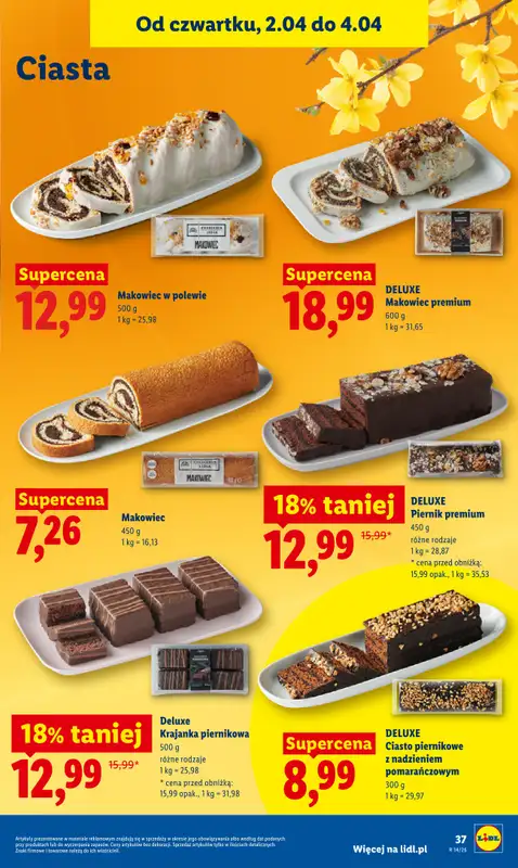 Lidl - gazetka promocyjna Oferta od czwartku od czwartku 02.04 do soboty 04.04 - strona 39