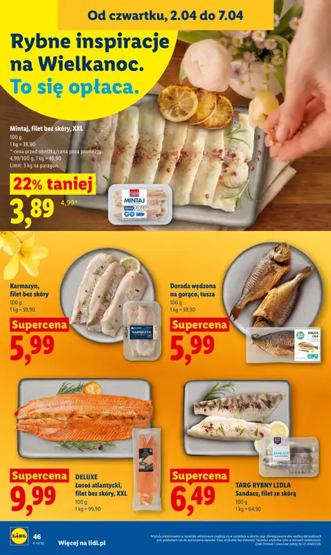 Lidl - gazetka promocyjna Oferta od czwartku od czwartku 02.04 do soboty 04.04 - strona 50