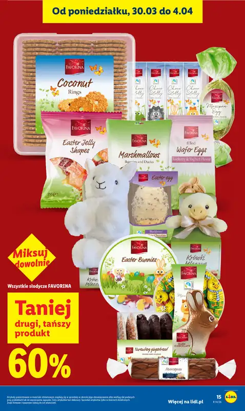 Lidl - gazetka promocyjna Oferta od czwartku od czwartku 02.04 do soboty 04.04 - strona 15