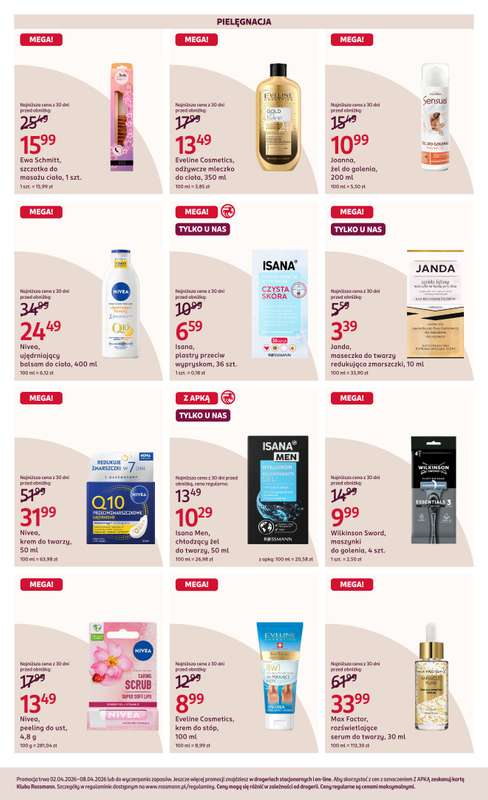 Rossmann - gazetka promocyjna Gazetka od czwartku 02.04 do środy 08.04 - strona 4
