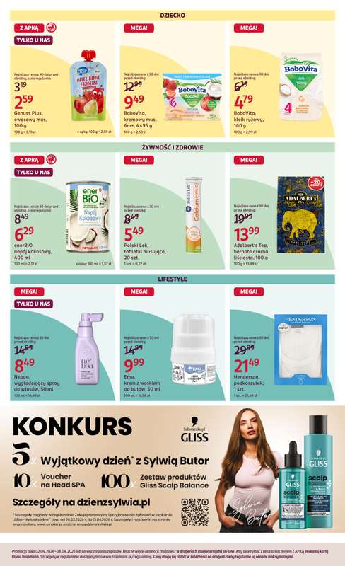 Rossmann - gazetka promocyjna Gazetka od czwartku 02.04 do środy 08.04 - strona 8